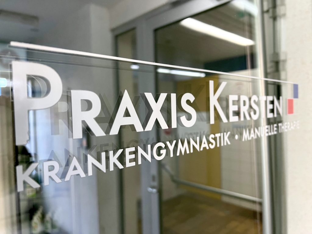 Praxisschild Praxis Kersten